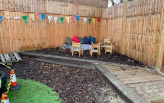 outside space at monkey puzzle colchester